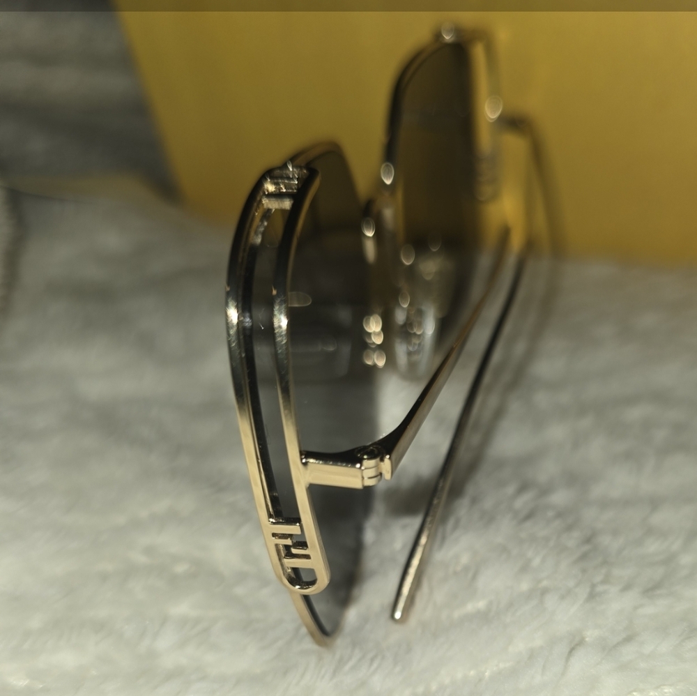 Fendi Gold and Black Glasses